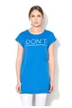 Only Rochie tip tricou albastra cu imprimeu Groovy Femei