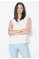 Zee Lane Collection Top alb transparent cu decolteu in V Femei