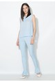 Zee Lane Collection Top bleu transparent cu decolteu in V Femei