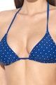 Zee Lane Sutien de baie halter bleumarin si alb cu model geometric Femei