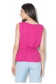 Zee Lane Collection Top fucsia cu insertie elastica Femei