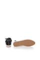 Funky Buddha Espadrile negre de piele intoarsa sintetica cu siret Femei