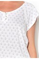 Esprit Бяла тениска с фигурална шарка Жени