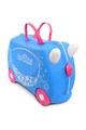 Trunki Geanta de voiaj ride-on albastru cu fucsia Pearl Baieti