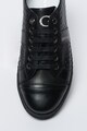 John Galliano Черни кожени спортни обувки с перфорации Жени