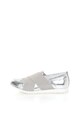 John Galliano Pantofi slip-on de piele cu aspect metalizat Femei