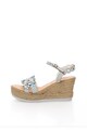 Zee Lane Sandale wedge tip espadrile din piele intoarsa Femei