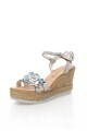 Zee Lane Sandale wedge tip espadrile din piele intoarsa Femei