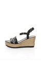 Zee Lane Sandale wedge tip espadrile din piele intoarsa Femei