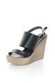 Zee Lane Sandale wedge de piele Femei