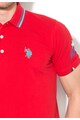U.S. Polo Assn. Tricou polo rosu cu broderie logo Barbati
