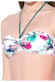 Sloggi Sutien de baie bandeau alb cu imprimeu floral Femei