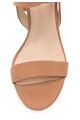 GUESS Sandale maro camel de piele nabuc Femei