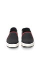 GUESS Pantofi slip-on negri de plasa cu garnituri de piele Barbati