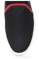 GUESS Pantofi slip-on negri de plasa cu garnituri de piele Barbati