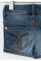 Esprit Pantaloni scurti slim fit albastri din denim Fete