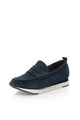 CALVIN KLEIN JEANS Pantofi loafer bleumarin de piele intoarsa Haben Barbati