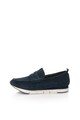 CALVIN KLEIN JEANS Pantofi loafer bleumarin de piele intoarsa Haben Barbati