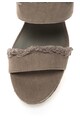 CALVIN KLEIN JEANS Sandale wedge tip espadrile verde militar Lael Femei