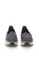 CALVIN KLEIN JEANS Espadrile flatform bleumarin cu model logo Genna Femei