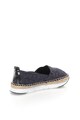 CALVIN KLEIN JEANS Espadrile flatform bleumarin cu model logo Genna Femei