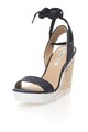 CALVIN KLEIN JEANS Sandale wedge bleumarin inchis Eleanor Femei