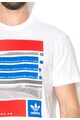 adidas Originals Tricou alb cu model grafic Barbati