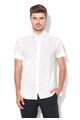 Jack & Jones Camasa slim fit alba cu model geometric Spinner Barbati