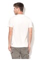 Jack & Jones Tricou alb regular fit cu imprimeu foto Check Barbati