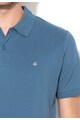 Jack & Jones Tricou polo regular fit albastru mineral din material pique Barbati