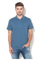 Jack & Jones Tricou polo regular fit albastru mineral din material pique Barbati