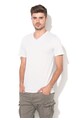 Jack & Jones Tricou gri cu alb in dungi True Barbati