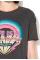 Only Tricou gri inchis cu text Rainbow Femei