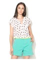 EDC by Esprit Bluza alba cu imprimeu Femei