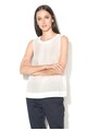 Esprit Top alb cu textura cu buline Femei