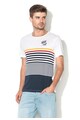 EDC by Esprit Tricou regular fit alb cu dungi Barbati