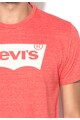 Levi's Tricou rosu melange cu logo Barbati