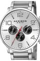 AKRIBOS XXIV Сребрист мултифункционален часовник Мъже