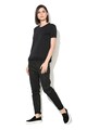 Diesel Black Gold Tricou negru cu snur la terminatie Torenia Femei