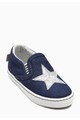 NEXT Pantofi slip-on albastri din denim cu particule stralucitoare Fete