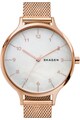 Skagen Ceas auriu rose Femei