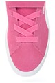 Puma Pantofi sport roz cu alb de piele intoarsa S V Fete