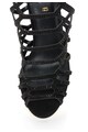 Versace 19.69 Abbigliamento Sportivo Черни сандали с декоративни камъни Жени