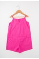 United Colors of Benetton Salopeta fucsia cu broderii Fete