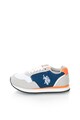 U.S. Polo Assn. Pantofi sport cu insertii de piele intoarsa sintetica si plasa Nutty Fete