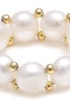 Kyoto Pearl Inel elastic alb din perle Femei