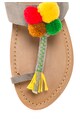 WHITE SUN Papuci flip-flop multicolori cu bareta separatoare Femei