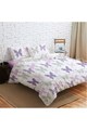 Vanora Home Lenjerie de pat pentru 2 persoane  4 piese, microfibra, Butterfly Femei