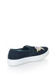 Blink Pantofi slip-on flatform din denim cu design cu aplicatii Femei