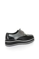 Bronx Pantofi Brogue flatform de piele Femei